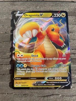 Dragonite V SWSH154 SWSH: Sword & Shield Promo Cards Holo - Image 1 of 2