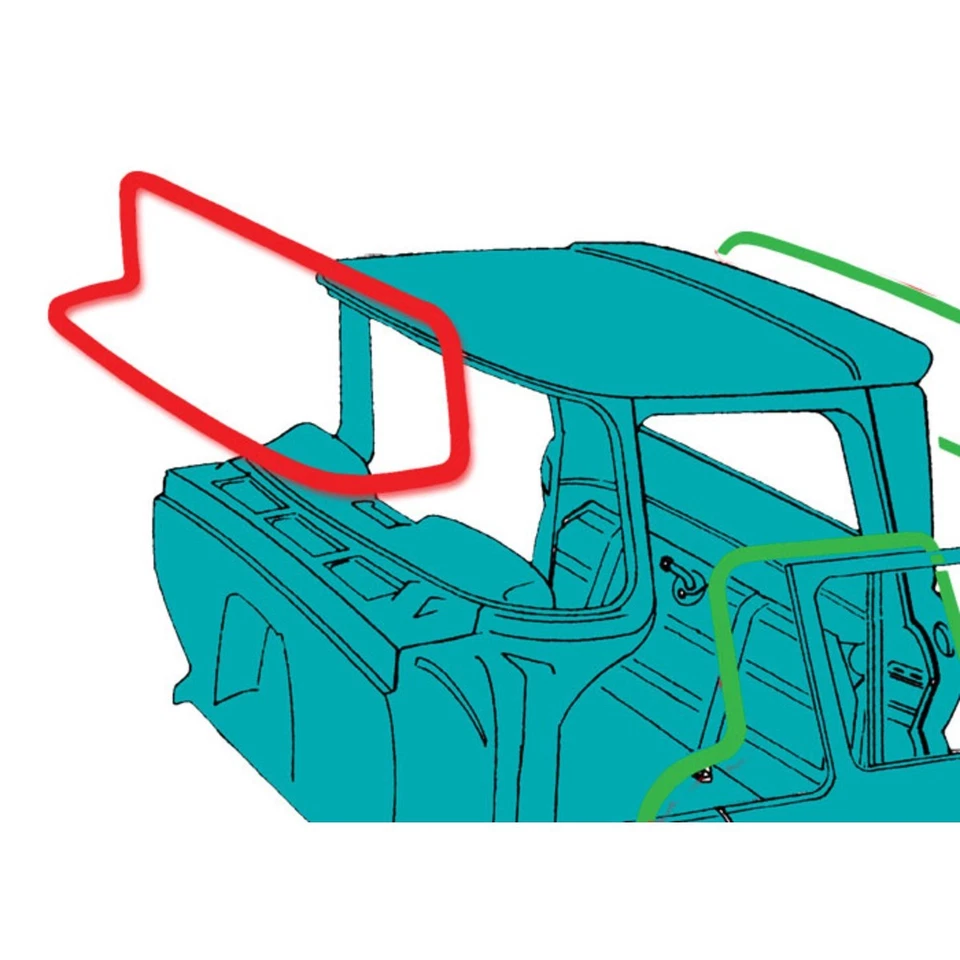 Sello de parabrisas de camionetas Brothers W063000STANDARD para camioneta Chevy Chevrolet C10 Foto 1 de 1