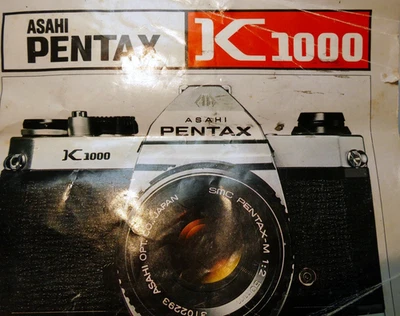 Pentax K1000 35mm camera Guide Manual Instructions 1980  (EN) - Image 1 of 4