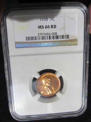 1935 1c MS66 RD NGC Beautiful Cent - Image 1 of 2