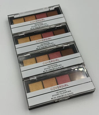 4 PACK CoverGirl TruNaked Eyeshadow Quad Palette #755 Desert Glamping 0.06oz NEW - Image 1 of 4