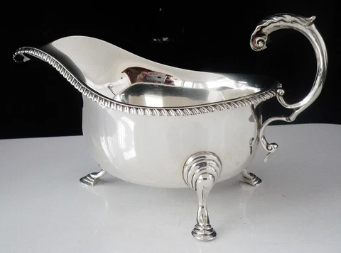 Sterling Silver Sauce Boat, J B Chatterley & Sons Ltd, London 1932 Cover
