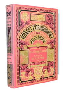 Jules Verne. De la terre à la lune - Autour de la lune. Collection Hetzel - Picture 1 of 13