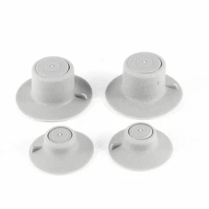 Ordinateur portable refroidisseur pieds jambes support pied réduction de chaleur gris 4 pièces - Photo 1/1