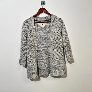 Vintage Tommy Hilfiger Women's White Gray Wool Sweater Size S Regular Fit - Picture 1 of 11
