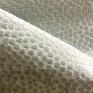 THOM FILICIA KRAVET CUT VELVET UPHOLSTERY FABRIC FLURRIES SEASPRAY BY THE YARD - Picture 1 of 2