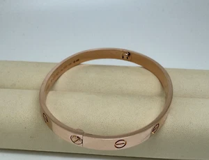 CARTIER Love Armreif Klassisches Modell 18kt Roségold Größe 20 LP7.900€ Box - Bild 1 von 4