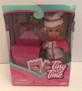 Tiny Time Doll Baking Fun - Doll, Oven And Baking Accessory By Kid Galaxy Age 3+ - Picture 1 of 4