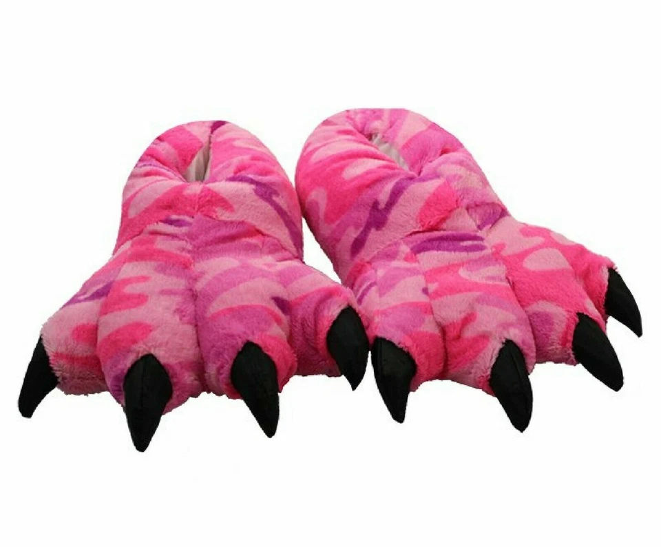 Zapatillas Wishpets Felpa Estampado Camuflaje Niños/Jóvenes y Unisex Adultos - Talla Mediana Foto 1 de 1