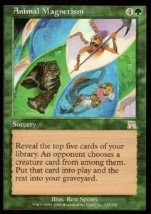 4x Animal Magnetism MTG Onslaught NM Magic Regular - Picture 1 of 1