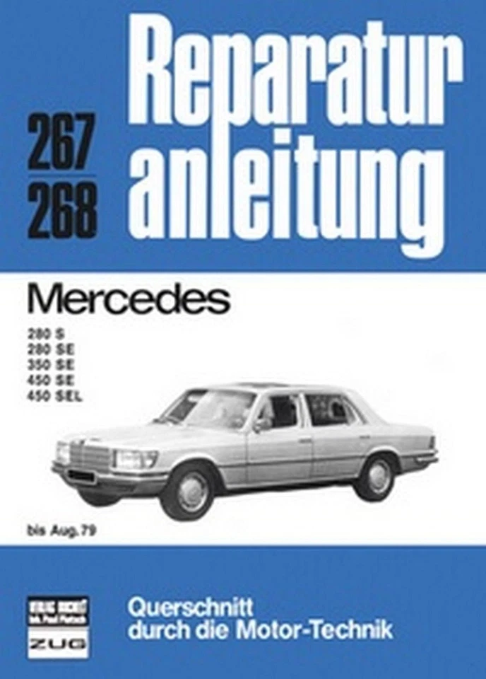 Manual de Servicio Instrucciones Mercedes 280S / Se , 350SE,450SE 1972-79 - Imagen 1 de 1