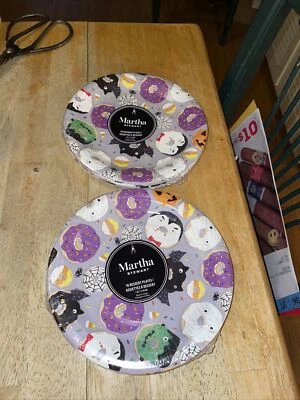 Platos de papel de Halloween Martha Stewart 2 paquetes de 16 nuevos Foto 1 de 2