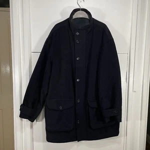 Paul & Shark Yachting Coat Navy Button Double Zip Wool Alpaca Men’s Size XL - Picture 1 of 9