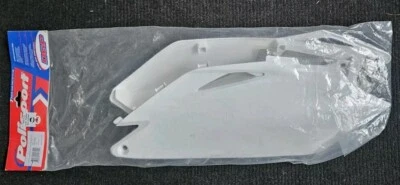 PANELES LATERALES POLISPORT HONDA CRF250R 2010/CRF450 09-10 TOTALMENTE BLANCOS NUEVOS - 8604700002 Foto 1 de 3