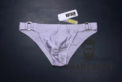 Rufskin Hombres Lavanda Púrpura DANILO Corte descarado Natación Breve Bikini Traje de baño Talla L Foto 1 de 4