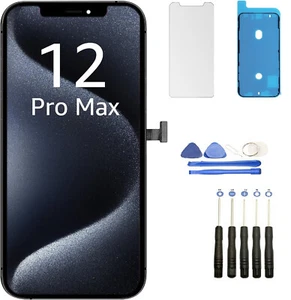 Ecran iPhone 12 Pro Max + Kit de tournevis + Joint d'étanchéité + Verre trempé - Bild 1 von 3