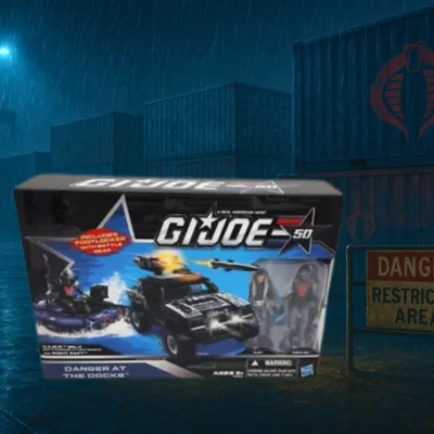 GI Joe 50 Aniversario Peligro en los Muelles Set 2014 Sin usar, en caja sellada Nuevo Foto 1 de 4