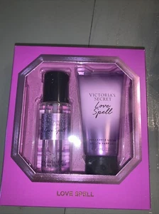 Victoria's Secret Love Spell Fragrance Mist & Lotion 2.5 FL OZ Gift Set New - Picture 1 of 4
