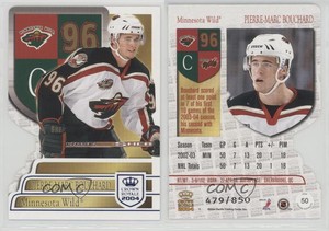 2003-04 Pacific Crown Royale Blue /850 Pierre-Marc Bouchard #50