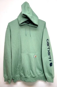 Carhartt K288-GAO LOGO SLEEVE HOODED SWEATSHIRT - Picture 1 of 4
