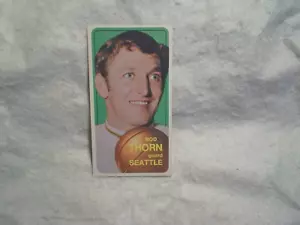 1970 ROD THORN TOPPS ROOKIE BASKET CARD, Seattle Supersonics, operazione vp nba - Foto 1 di 3
