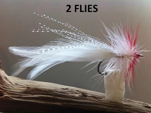 SEADUCER FLY 2 FLIES Mustad 34007 size #2 redfish snook tarpon striper bass - Picture 1 of 26