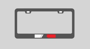 Reflective 2022 New Roush Mustang / F150 Stainless Steel License Plate Frame - Picture 1 of 1