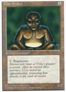 3X CLAY STATUE ARTIFACT 4TH FOURTH EDITION MTG MAGIC LP X3 (yourdeckbuilder) - Picture 1 of 1