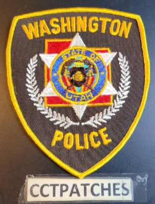 WASHINGTON, UTAH POLICE SHOULDER PATCH UT - Image 1 of 2