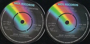 DISCO 45 Giri Julie Covington - Don't Cry For Me Argentina / Rainbow High - Foto 1 di 1