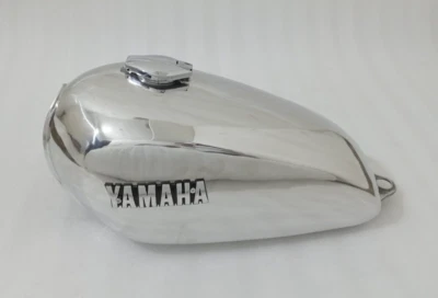 YAMAHA XS650 XS 650 1983 Chrome Steel Fuel Petrol Gas Tank +Cap |Fit For - Image 1 of 4