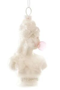 Adorno de árbol de Navidad Cody Foster Bust Goddess Afrodita Burbuja Soplador - Imagen 1 de 1