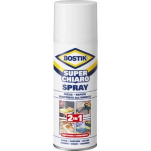 Bostik Superchiaro Colla Spray Universale a Contatto 200ml - D2230 Super Chiaro - Foto 1 di 1