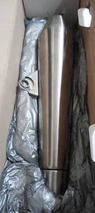 Triumph Thruxton R 1200 RIGHT Standard Brushed Silencer Exhaust New OEM T2203872 - Picture 1 of 8