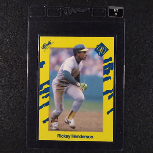 1990 Classic Rickey Henderson #T27 Blue Back - Taby Card™ MINT 9