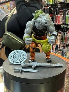 Hard Head Rocksteady  (Vintage TMNT Ninja Turtles, Playmates) **COMPLETE** - Picture 1 of 7