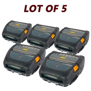 LOTTO 5 Zebra ZQ520 stampante etichette codici a barre mobile Bluetooth USB senza adattatore AC - Foto 1 di 12
