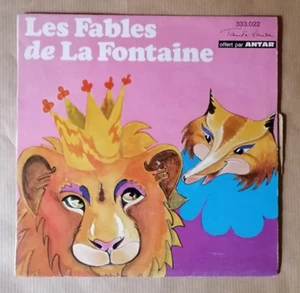 MARY MARQUET Les Fables de La Fontaine (4) 7" EP VEGA Promo ANTAR 1972 vynil EX - Picture 1 of 2