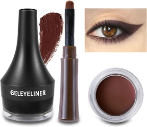 Boobeen Waterproof Gel Eyeliner Smudge-proof Eye Liner Gel Makeup Set High Pi... - Picture 1 of 14