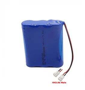 Batería de iones de litio de 3,7 V 9600 mAh batería recargable de gran capacidad VH3,96 macho - Imagen 1 de 4
