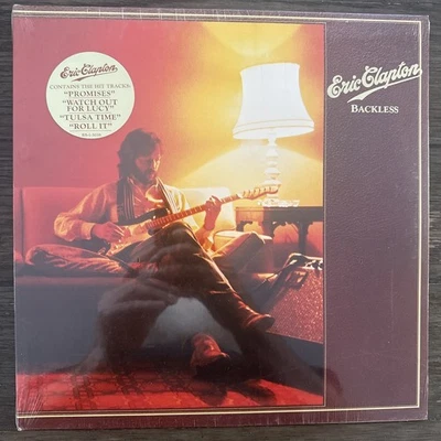 (SEALED) Backless lp Eric Clapton 1978 Gatefold Cvr RS-1-3039 Gold Embossed Orig - Image 1 of 4