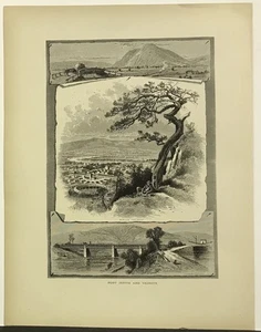 Port Jervis and Vicinity, New York, Historic America 1874 Antiker Kupferstich - Bild 1 von 1