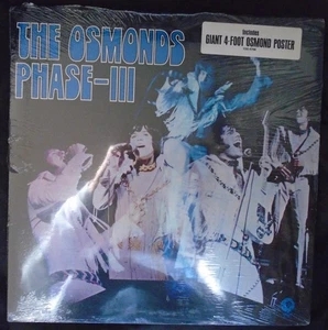 OSMONDS, Phase III [with hype sticker] USA New Sealed LP FREE SHIPPING - Picture 1 of 2