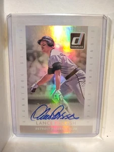 2015 Panini Donruss Signature Series Foil Lance Parrish #91 Auto Tigers - Picture 1 of 3