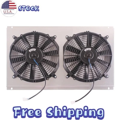 ALUMINUM SHROUD 12"FAN FOR 1996-2005 CHEVROLET BLAZER S10/GMC SONOMA JIMMY/ISUZU - Image 1 of 4