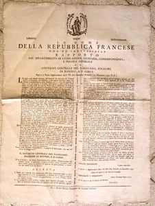 XX462-REP. FRANCESE-OCCUPAZIONE DEL PADOVANO-POLESINE-ADRIA E ROVIGO 1797 - Foto 1 di 1
