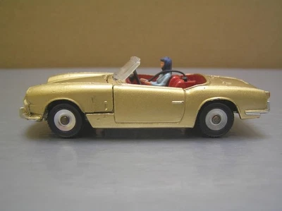 Dinky Toys 114 Triumph Spitfire rare version metallic gold unpainted base NM+ - Image 1 of 4