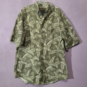 Vintage John Rich & Bros Woolrich Button Down Hawaiihemd Camp Jeep SS für Herren XL - Bild 1 von 7
