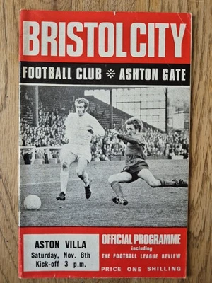 1969/70 Bristol City V Aston Villa Div2 Football Programme - Image 1 of 3