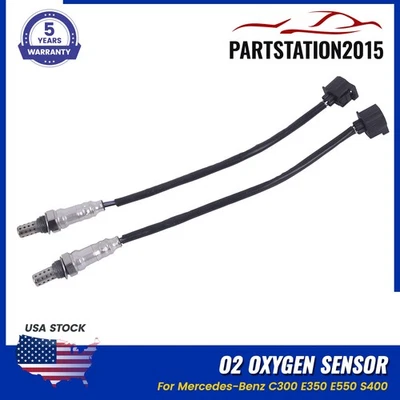 Juego de 2 sensores de oxígeno para Mercedes-Benz C300 E350 ML350 S550 C63 AMG 234-4881 Foto 1 de 4